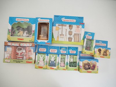 Lot 203 - A group of TOMY SYLVANIAN FAMILIES comprising...