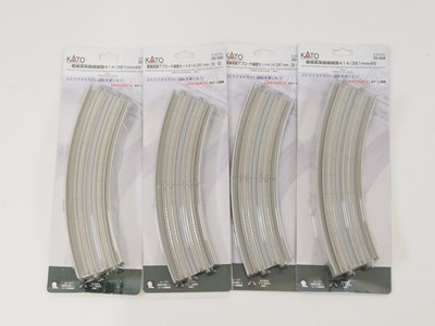 Lot 251 - A quantity of KATO N gauge viaduct track curve...