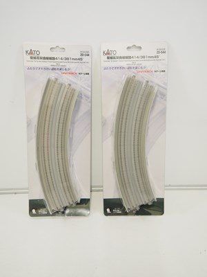 Lot 251 - A quantity of KATO N gauge viaduct track curve...