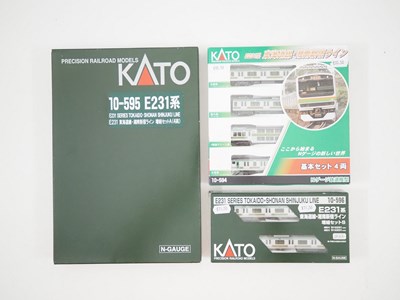 Lot 256 - A group of KATO N gauge Japanese outline E231...