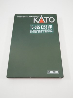 Lot 256 - A group of KATO N gauge Japanese outline E231...