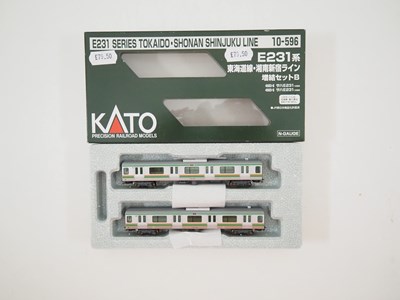 Lot 256 - A group of KATO N gauge Japanese outline E231...