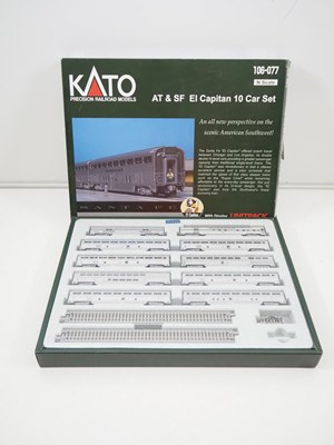 Lot 258 - A group of KATO N gauge model railway items...