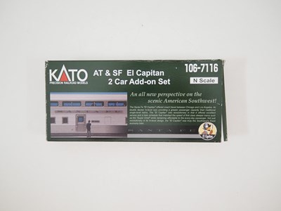 Lot 258 - A group of KATO N gauge model railway items...