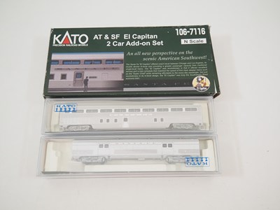 Lot 258 - A group of KATO N gauge model railway items...