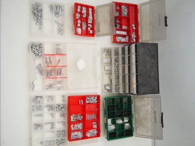 Lot 262 - A large quantity of N gauge whitemetal...