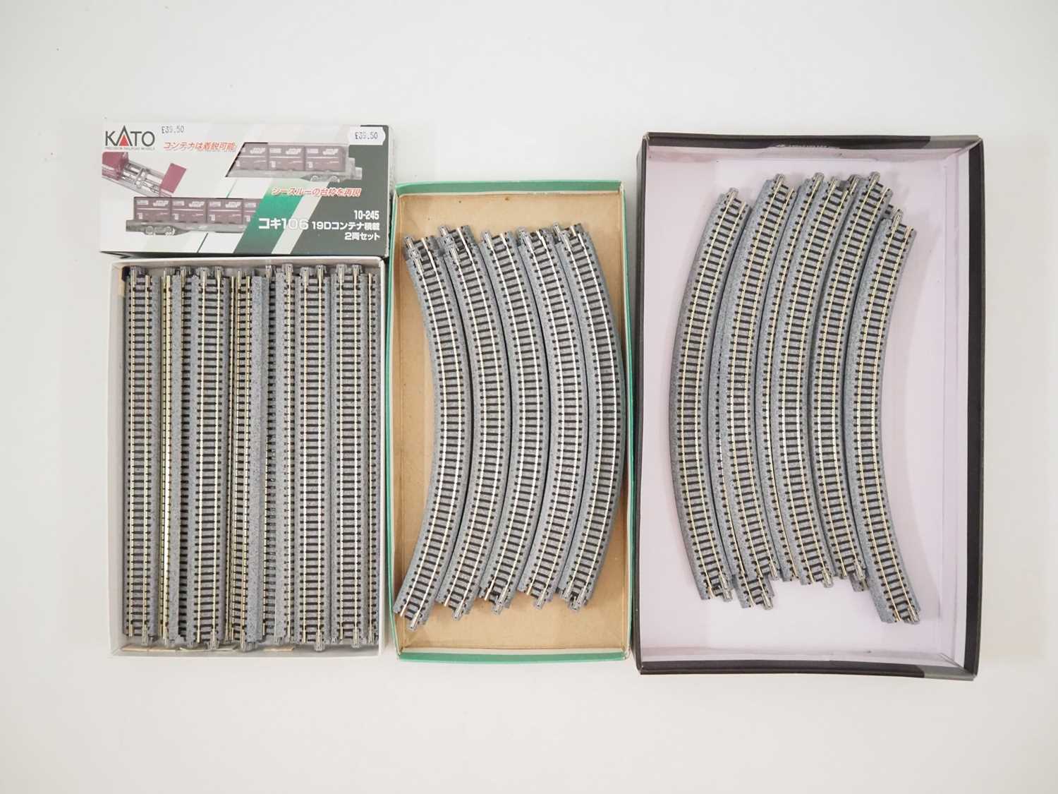 Lot 275 - A large quantity of unboxed KATO N gauge track...