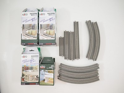 Lot 276 - A large quantity of unboxed KATO N gauge track...