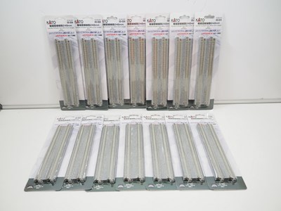 Lot 280 - A group of KATO N gauge 20-004 Unitrack double...