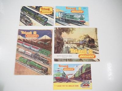 Lot 285 - A group of original TRIANG TT gauge catalogues...