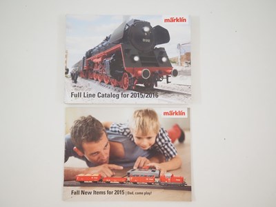 Lot 296 - A group of MARKLIN model railways catalogues...