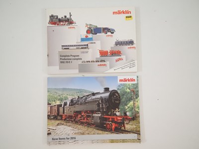 Lot 296 - A group of MARKLIN model railways catalogues...