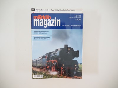 Lot 297 - A quantity of MARKLIN model railways magazines...