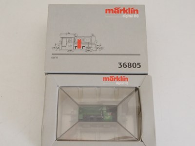 Lot 307 - A MARKLIN HO gauge 36805 Kof II Shunter steam...