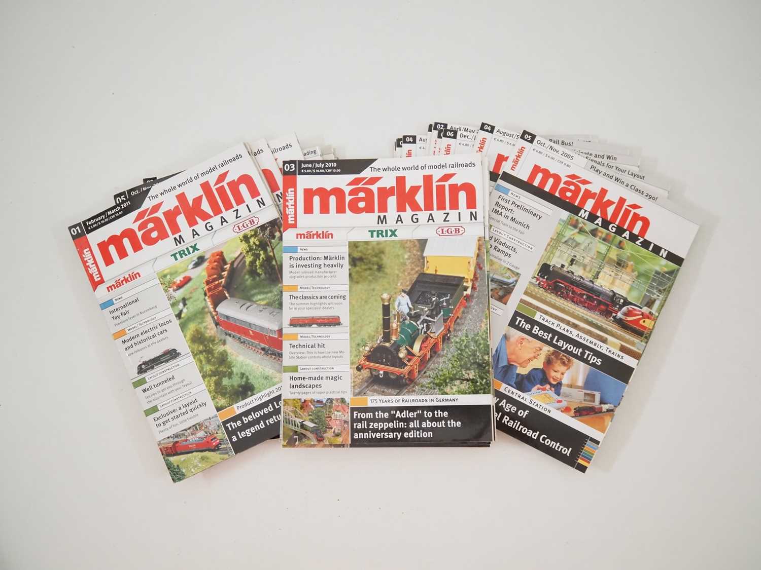 Lot 327 - A quantity of MARKLIN model railways magazines...