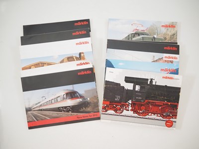 Lot 328 - A group of MARKLIN model railways catalogues...