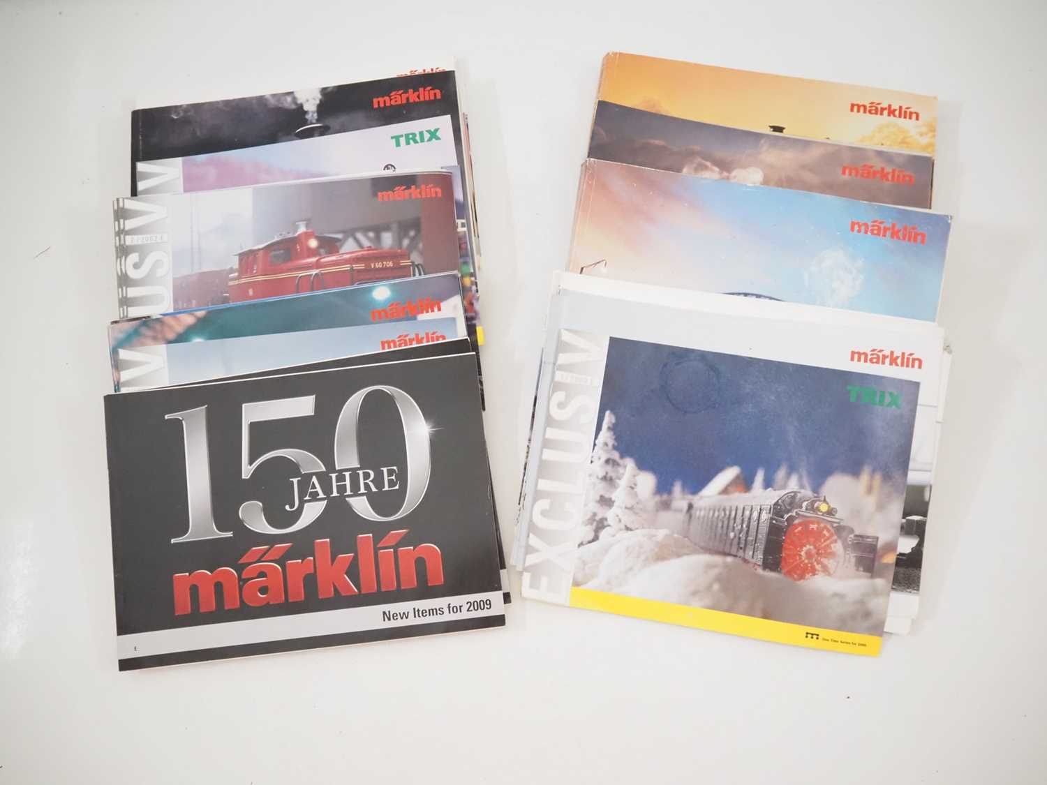 Lot 329 - A group of MARKLIN model railways catalogues...