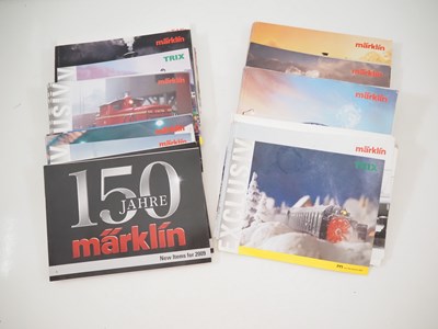 Lot 329 - A group of MARKLIN model railways catalogues...