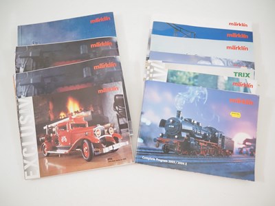 Lot 330 - A group of MARKLIN model railways catalogues...