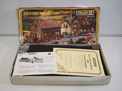 Lot 336 - A pair of FALLER HO gauge buildings kits...