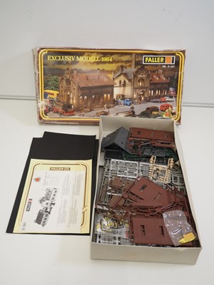 Lot 336 - A pair of FALLER HO gauge buildings kits...