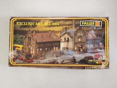 Lot 336 - A pair of FALLER HO gauge buildings kits...