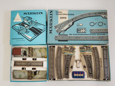 Lot 344 - A pair of vintage MARKLIN HO gauge model...