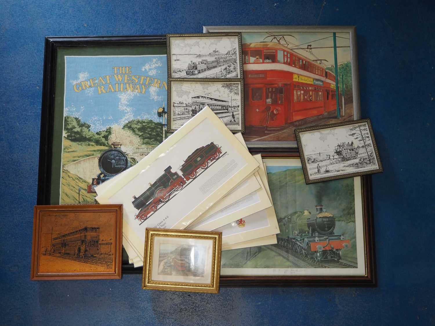 Lot 353 - A selection of railway related memorabilia,...