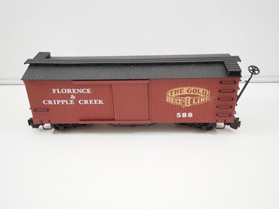 Lot 356 - A group of G scale wagons comprising a boxed...