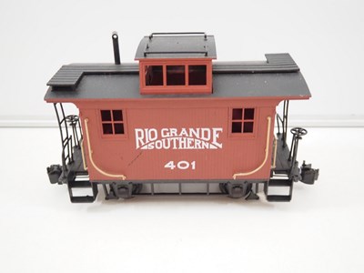 Lot 356 - A group of G scale wagons comprising a boxed...