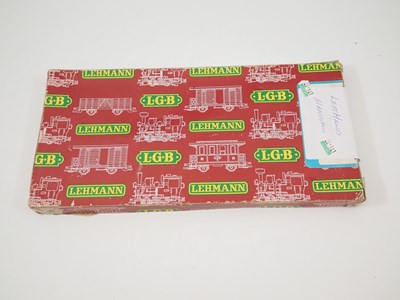 Lot 357 - A group of LGB G gauge model railway track to...