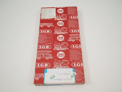 Lot 357 - A group of LGB G gauge model railway track to...