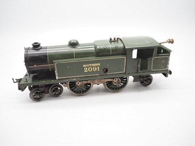 Lot 360 - A HORNBY O gauge clockwork train set...