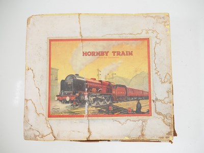 Lot 360 - A HORNBY O gauge clockwork train set...
