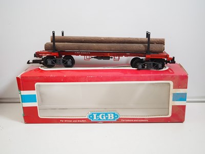 Lot 362 - A mixed group of LGB G gauge rolling stock to...