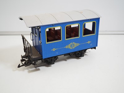 Lot 362 - A mixed group of LGB G gauge rolling stock to...