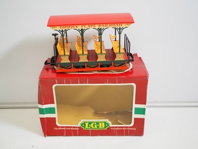 Lot 362 - A mixed group of LGB G gauge rolling stock to...