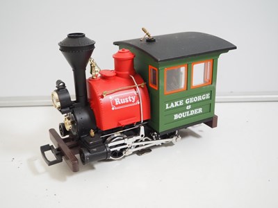 Lot 362 - A mixed group of LGB G gauge rolling stock to...