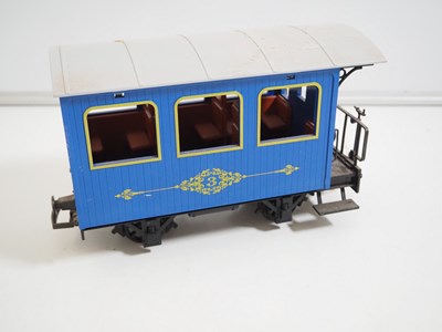 Lot 362 - A mixed group of LGB G gauge rolling stock to...