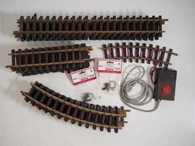 Lot 363 - A selection of unboxed LGB G gauge track...