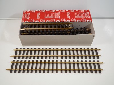 Lot 370 - A box of LGB G gauge track sections to include...