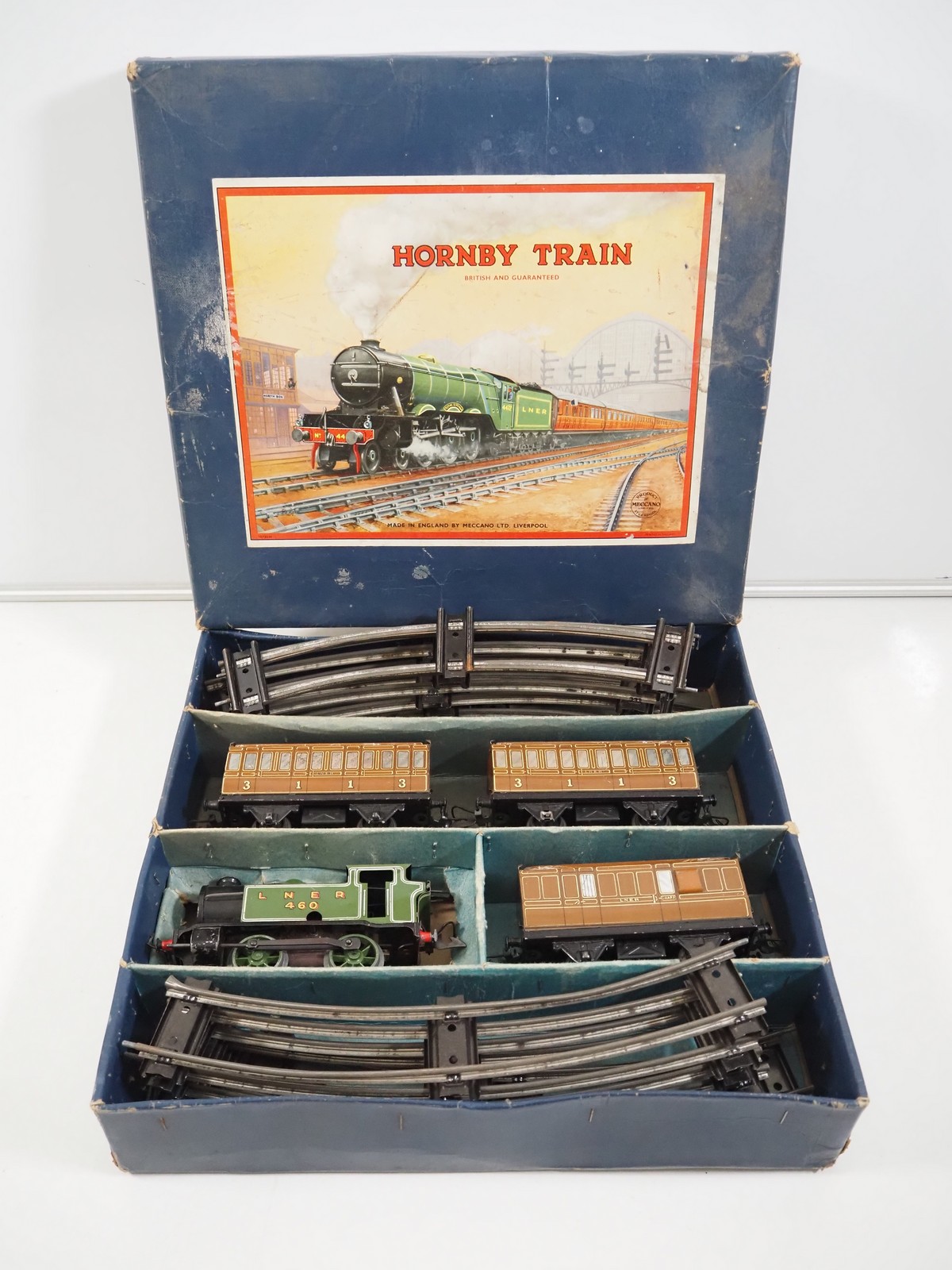 Lot 372 - A HORNBY NO 101 O gauge clockwork LNER