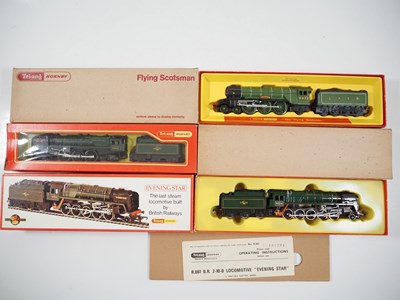 Lot 374 - A group of three TRIANG/HORNBY OO gauge steam...