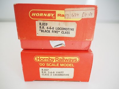 Lot 380 - A pair of HORNBY OO gauge steam locomotives...