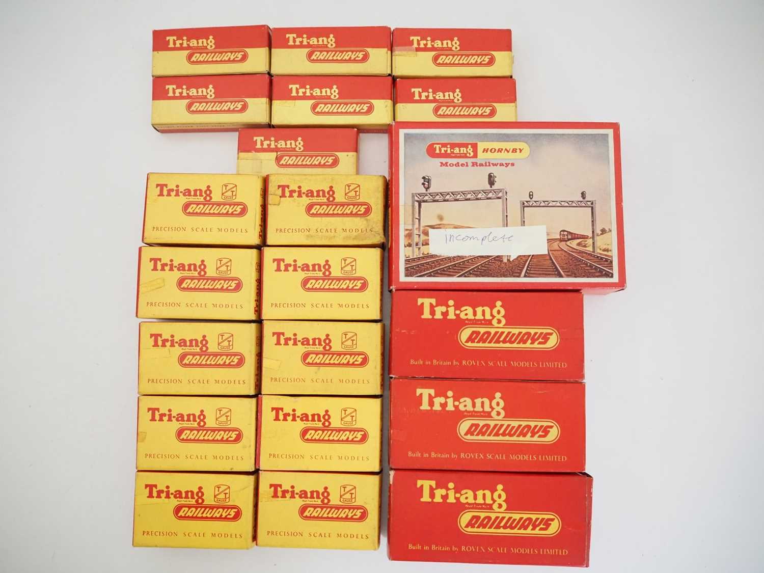 Lot 385 - A group of TRIANG OO/TT gauge model railway...