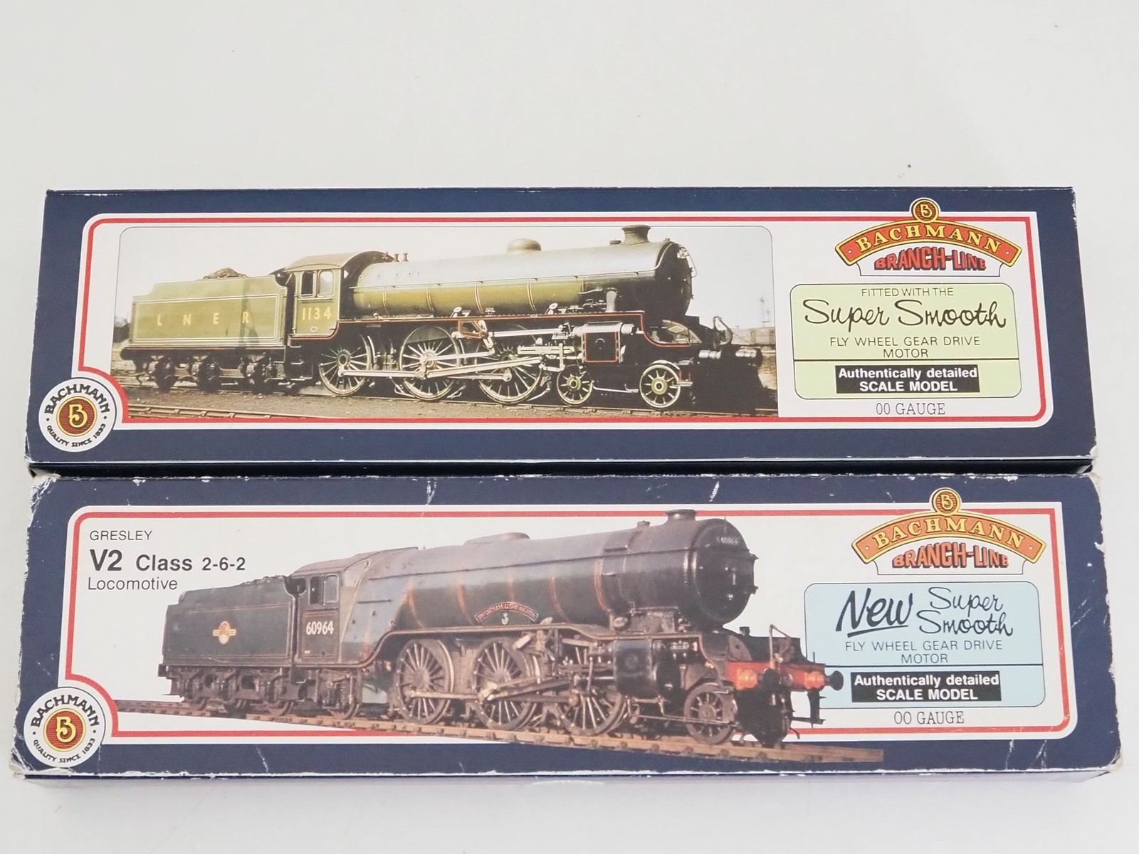 Lot 413 - A pair of OO gauge BACHMANN steam
