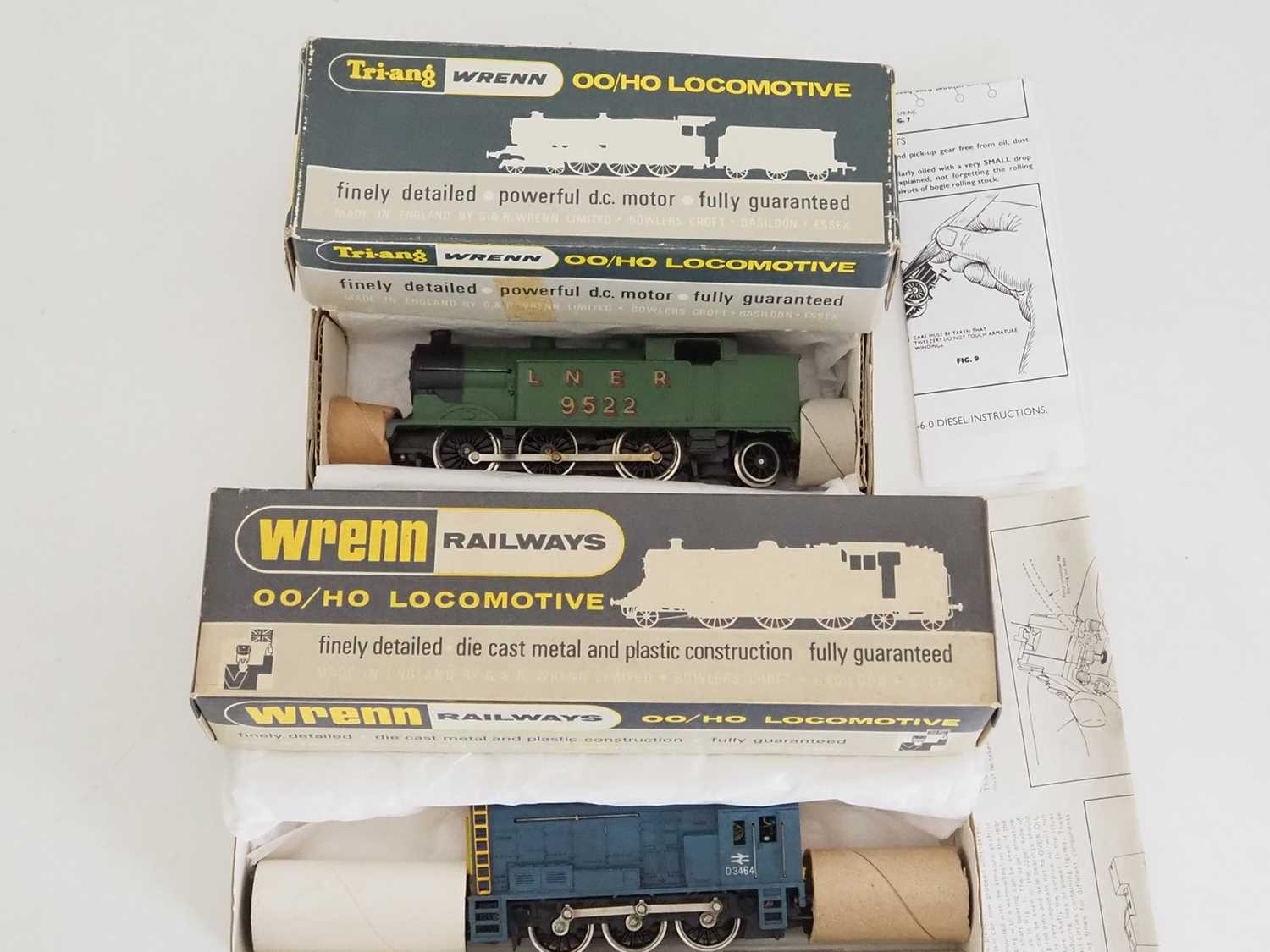 Lot 417 - A pair of WRENN OO gauge locomotives