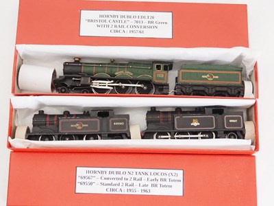 Lot 420 - A group of HORNBY DUBLO OO gauge 2-rail or...