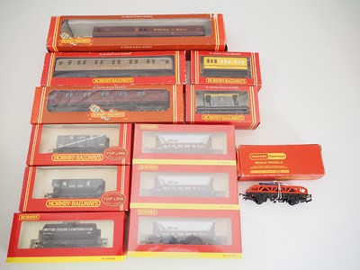 Lot 422 - A mixed group of HORNBY OO gauge rolling stock...