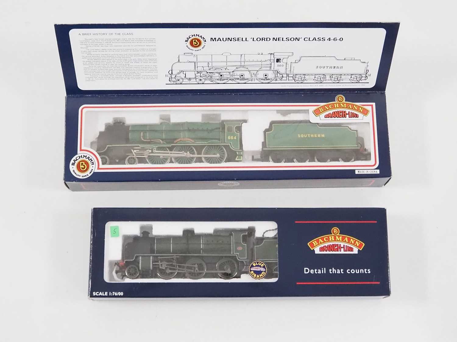 Lot 470 - A pair of BACHMANN OO gauge Southern Railway...